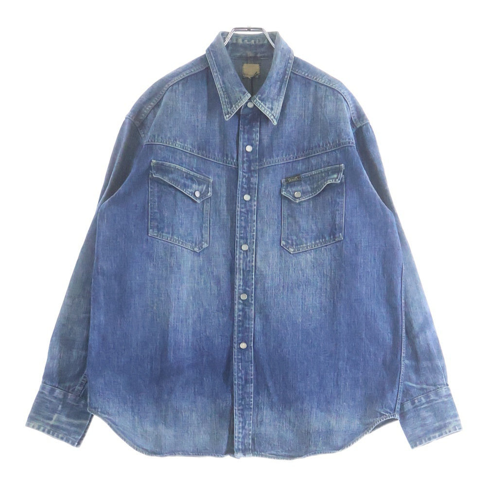 YANUK(ヤヌーク) x藤原裕 Western Shirt デニム 長袖ウエスタンシャツ Tバック 57201560