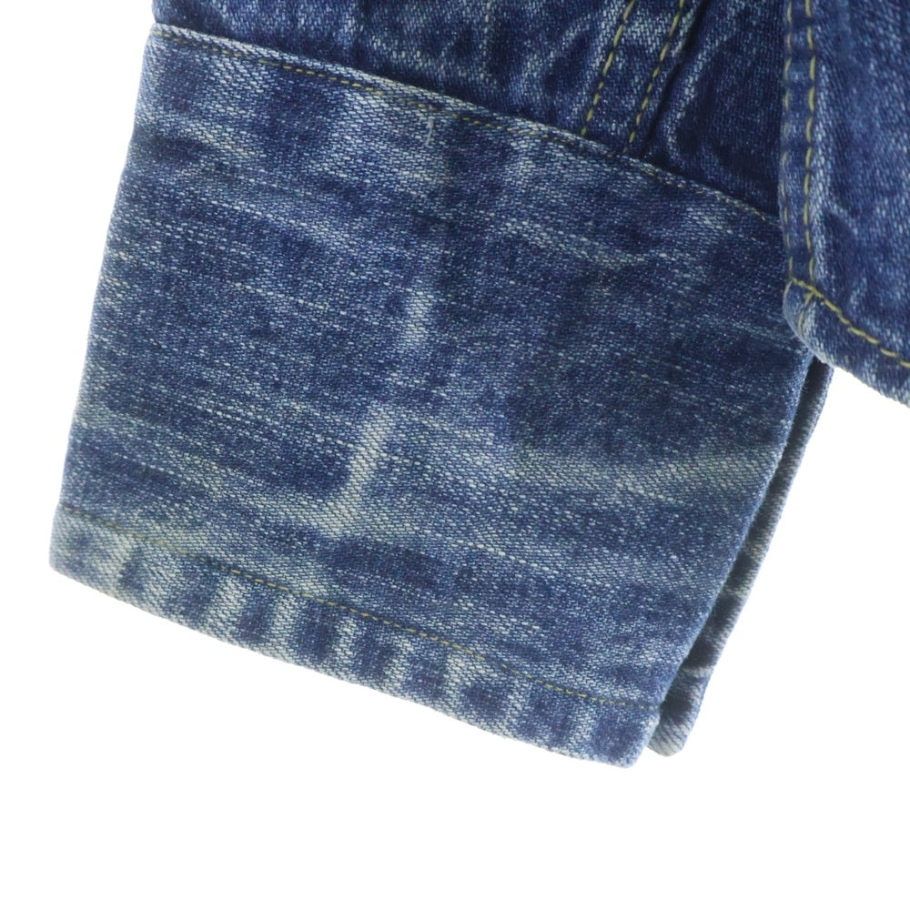 YANUK(ヤヌーク) x藤原裕 Western Shirt デニム 長袖ウエスタンシャツ Tバック 57201560