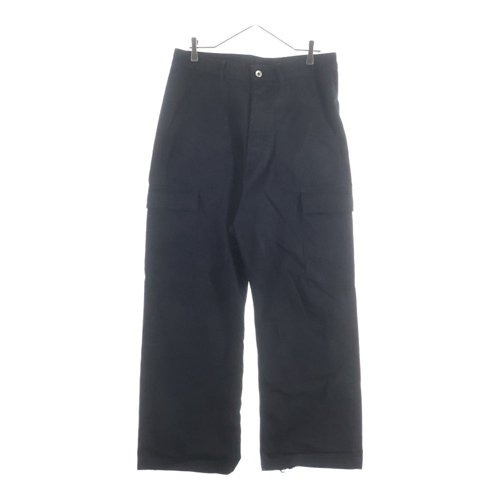 DRKSHDW(ダークシャドウ) 24AW CARGO TROUSERS DU02D2354-TW カーゴトラウザー パンツ ブラック オーガニックコットン