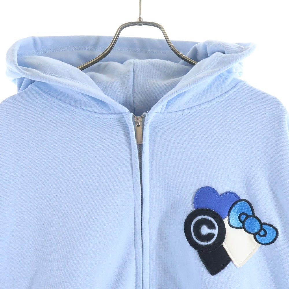 COIN PARKING DELIVERY(コインパーキングデリバリー) ×SANRIO CHARACTERS ZIP SWEAT HOODIE CPDSC-KT17 ジップパーカー フーディー ライトブルー