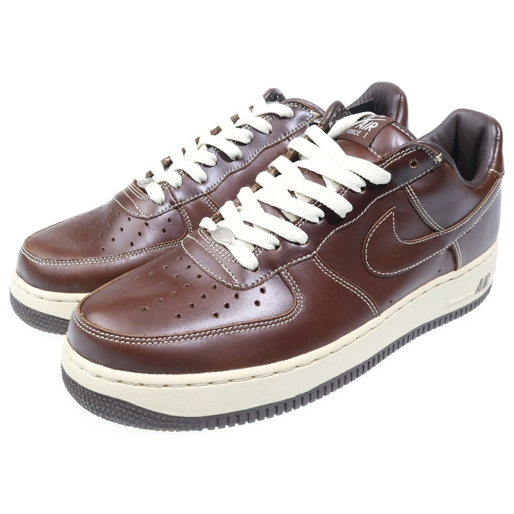 NIKE(ナイキ) AIR FORCE 1 LOW PRM エアフォース 1 プレミアム ローカットスニーカー ブラウン US10.5/28.5cm 309096-211