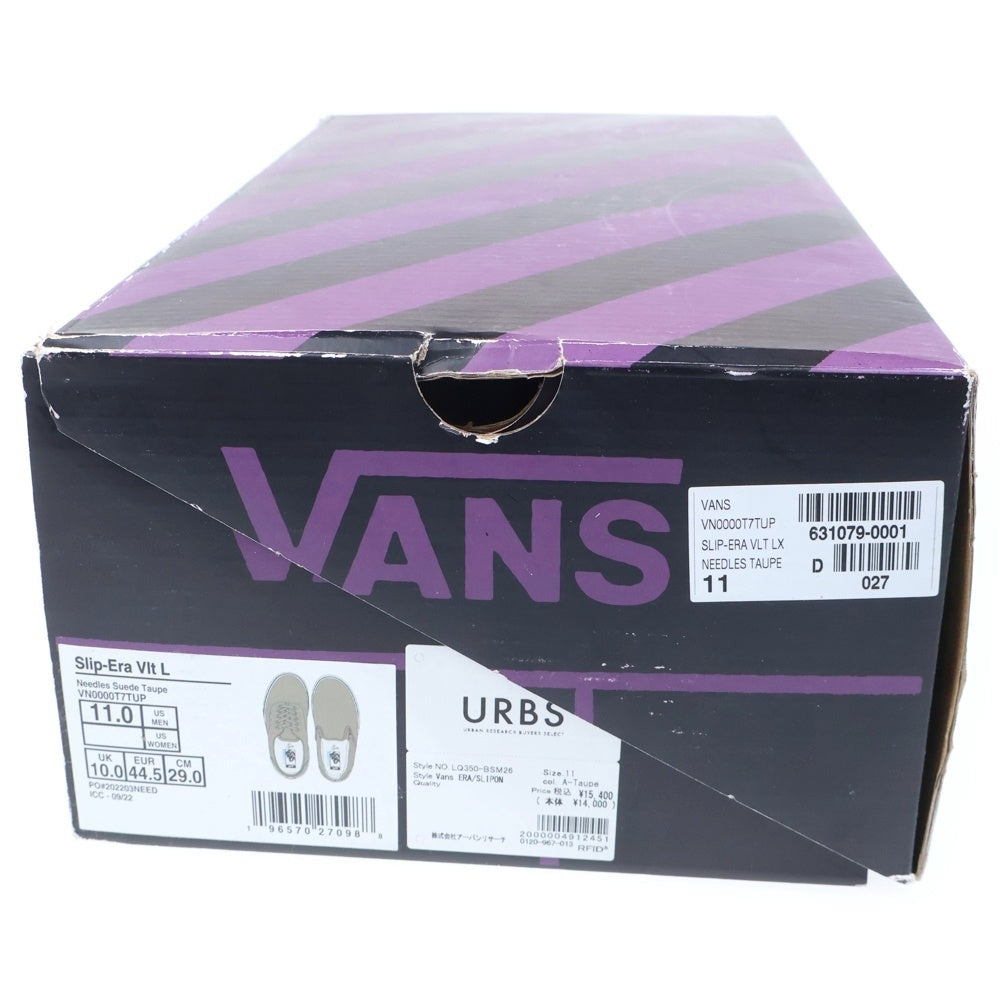 VANS(ヴァンズ) ×NEEDLES SLIP-ERA VLT L VN0000T7TUP ×ニードルス スリップ エラ ヴォルト ローカットスニーカー ベージュ US11/29cm