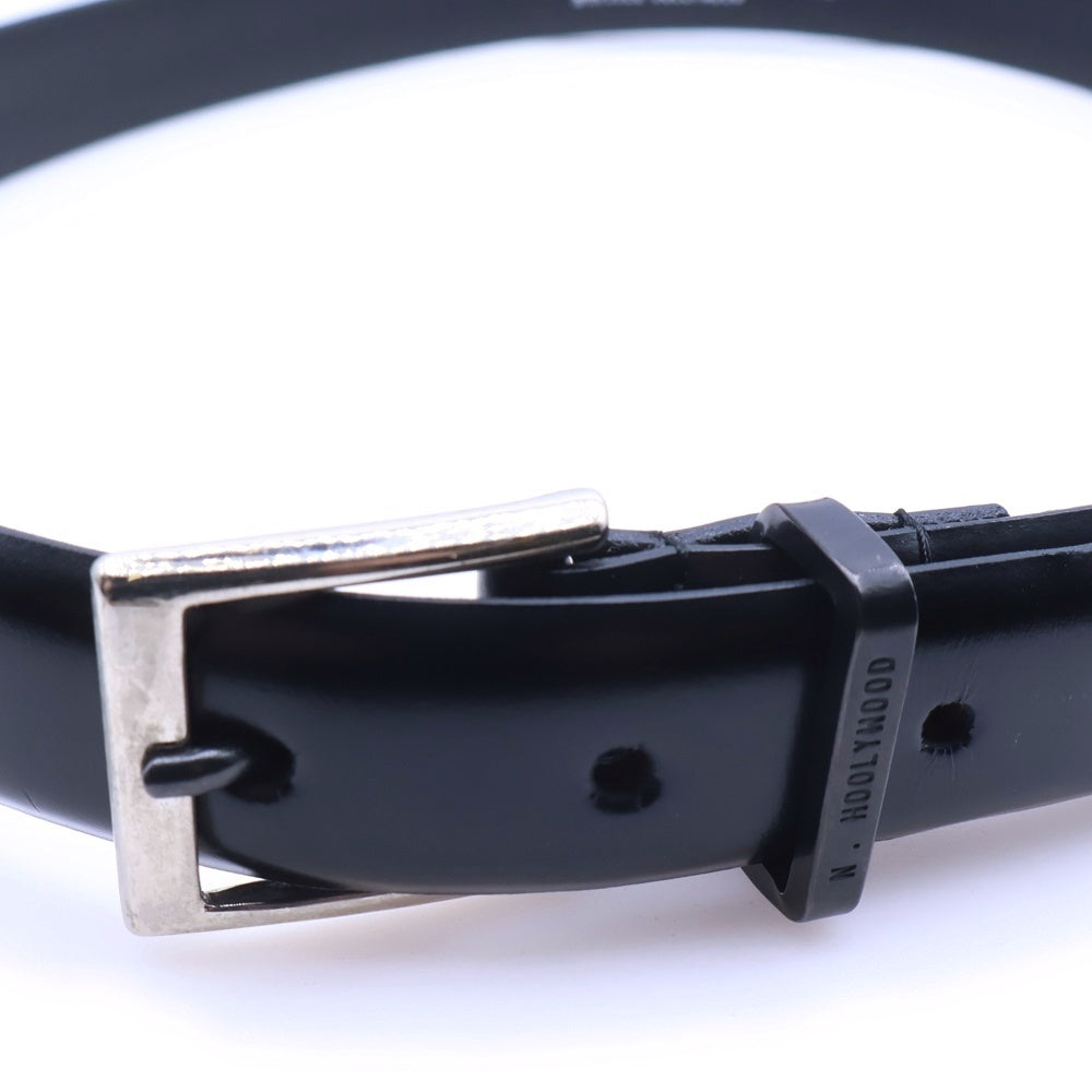 N.HOOLYWOOD(エヌハリウッド) MISTER HOLLYWOOD レザーベルト ブラック