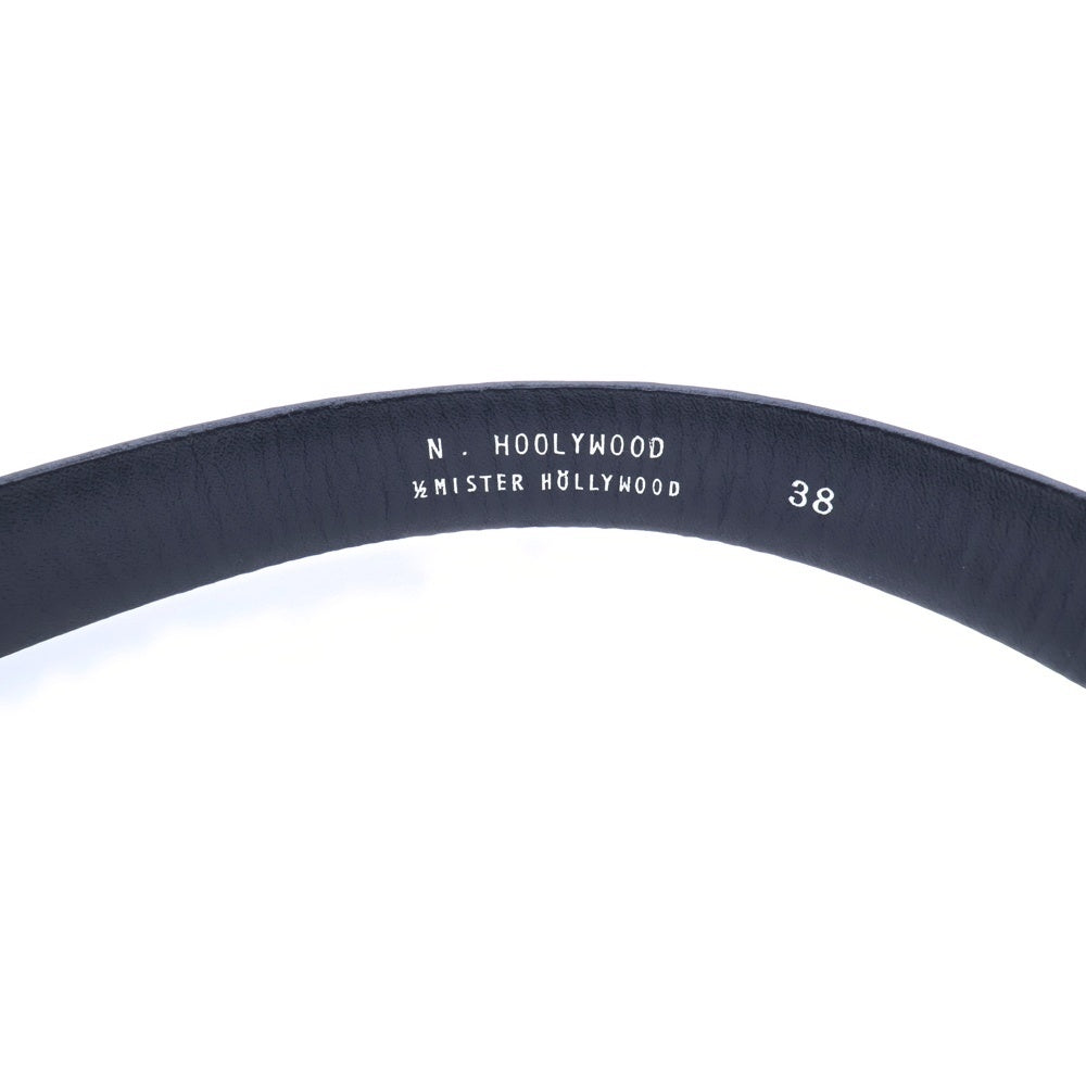 N.HOOLYWOOD(エヌハリウッド) MISTER HOLLYWOOD レザーベルト ブラック