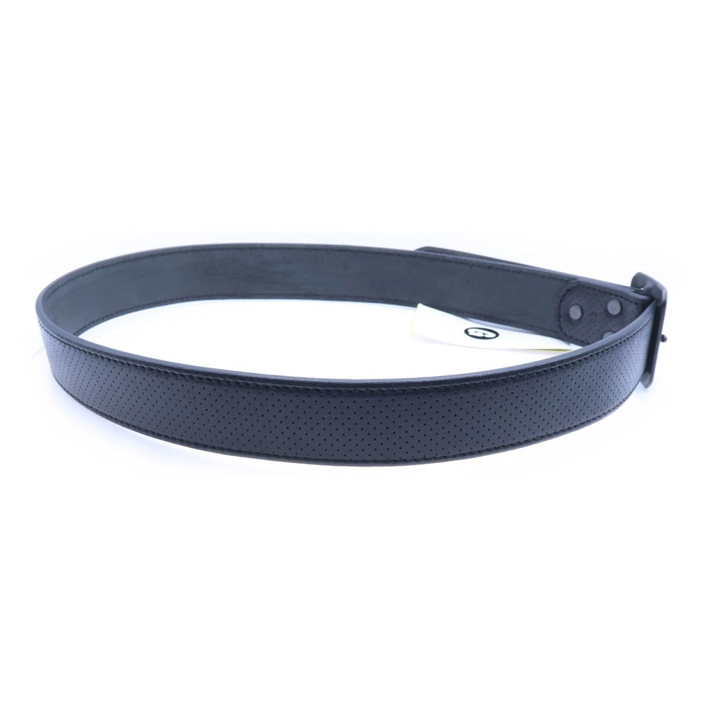 GOODENOUGH(グッドイナフ) パンチング レザーベルト ブラック