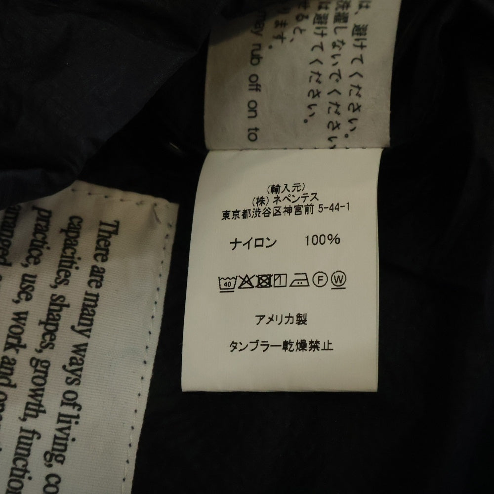 Engineered Garments(エンジニアド ガーメンツ) EG 11 CAGOULE SHIRT カゴール プルオーバーミリタリーシャツ ダークネイビー