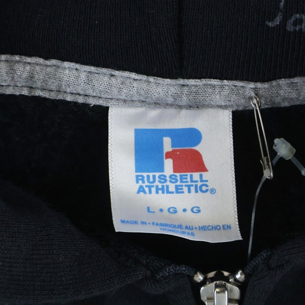 JACKSON MATISSE(ジャクソンマティス) RUSSELL ATHLETIC Fleece Zip up Hoodie JM25SS024 白雪姫と七人の小人 フルジップアップパーカー ブラック