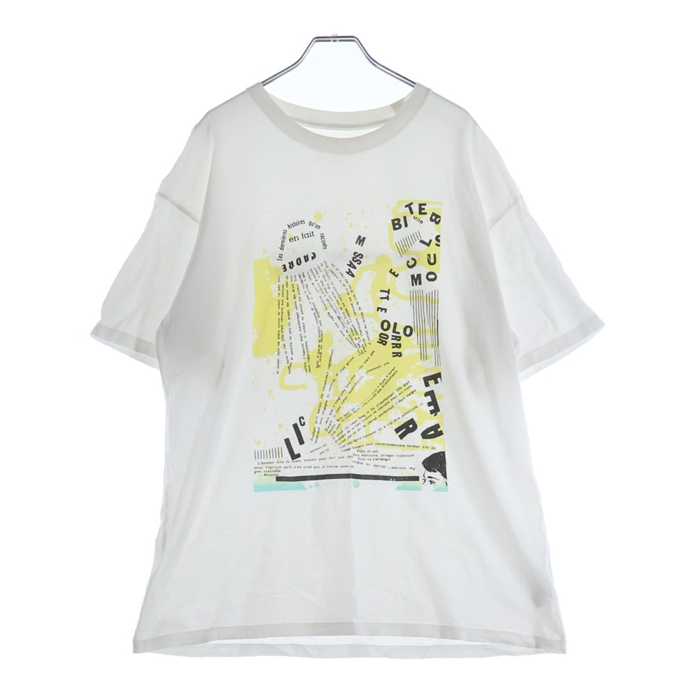 UNIFORM EXPERIMENT(ユニフォームエクスペリメント) プリント半袖Tシャツ ホワイト UE-210012