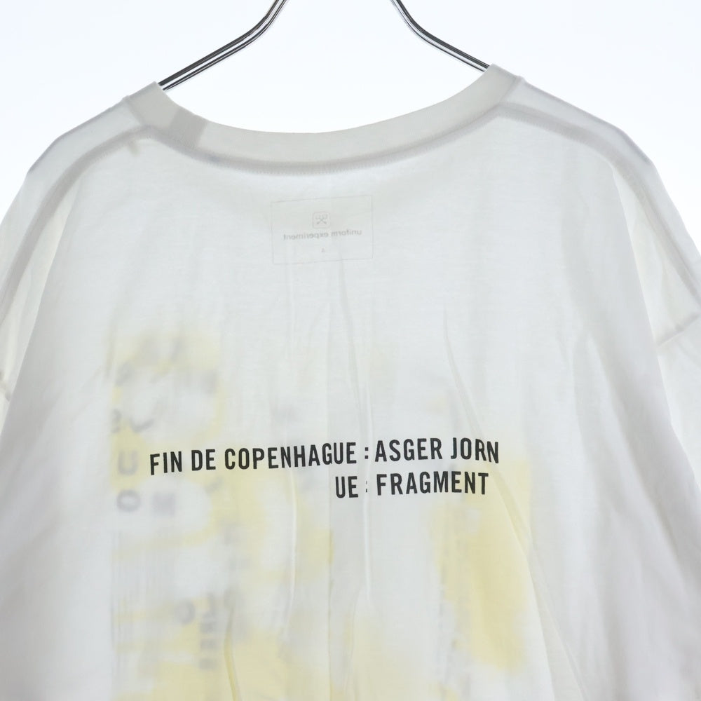 UNIFORM EXPERIMENT(ユニフォームエクスペリメント) プリント半袖Tシャツ ホワイト UE-210012