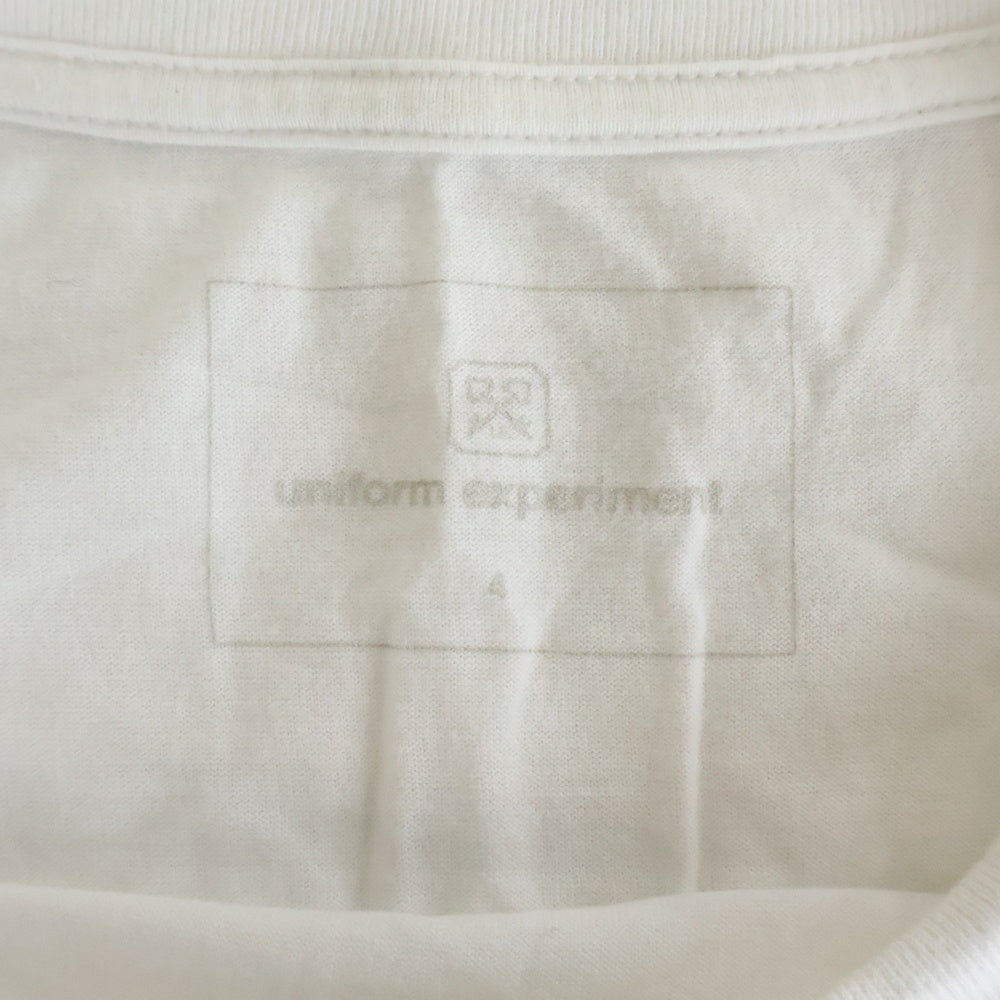 UNIFORM EXPERIMENT(ユニフォームエクスペリメント) プリント半袖Tシャツ ホワイト UE-210012