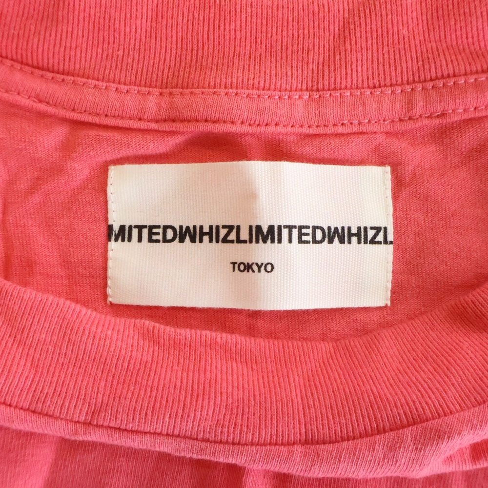 WHIZLIMITED(ウィズリミテッド) ロゴ半袖プリントTシャツ ピンク