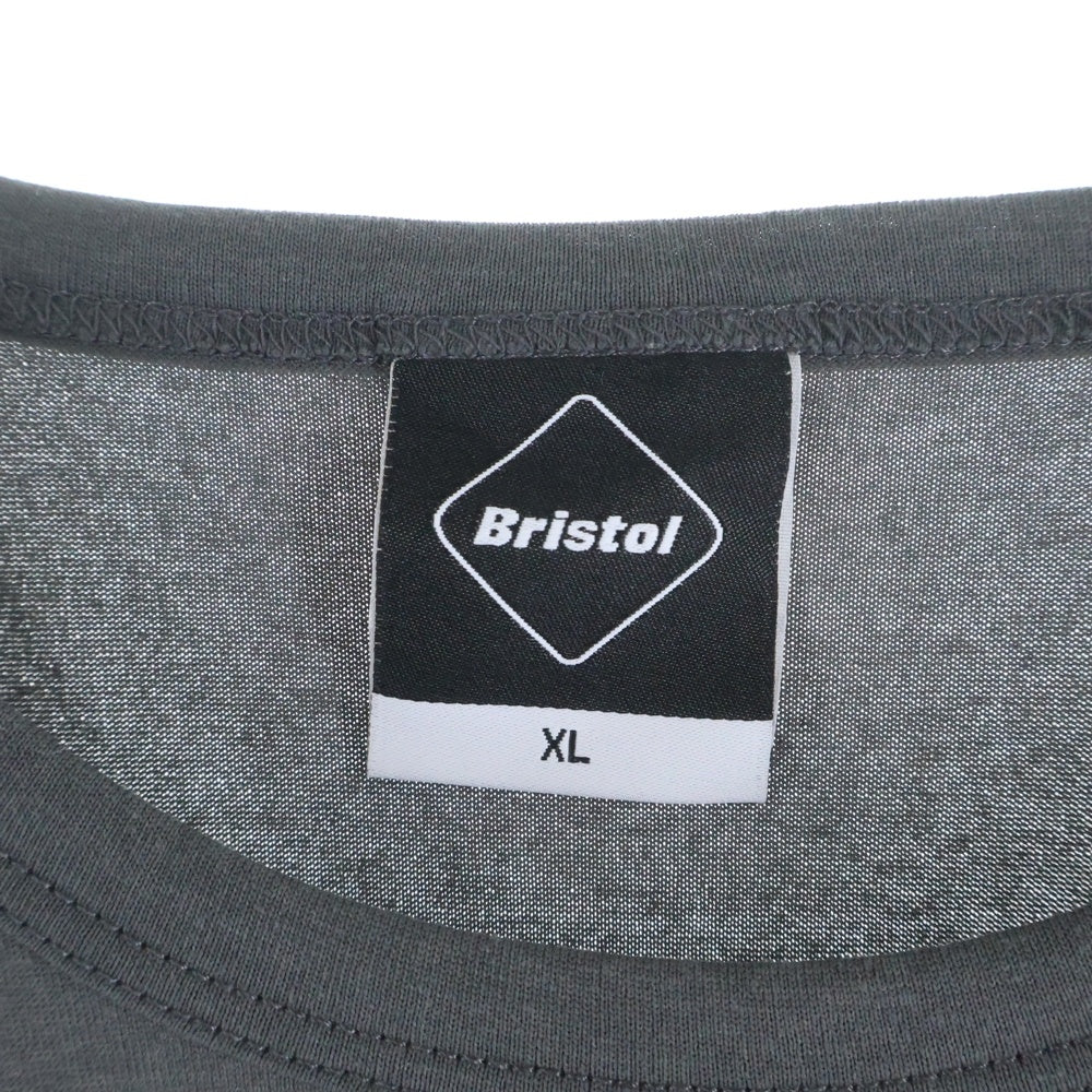 F.C.R.B./F.C.Real Bristol/FCRB(エフシーアールビー/エフシーレアルブリストル) 21SS FCRB POLARTEC POWER DRY TEE FCRB-210034 ポーラーテック ラバーロゴ 半袖Tシャツ グレー