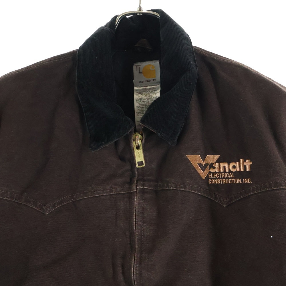 CARHARTT(カーハート) 10S SANTA FE JACKET 10年製 サンタフェ ダック ジャケット ブラウン/ブラック J14 DKB