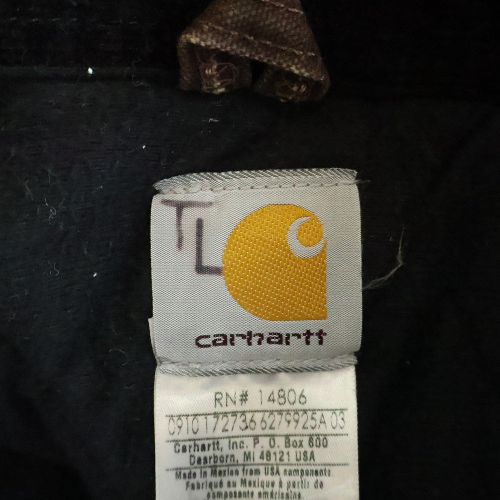 CARHARTT(カーハート) 10S SANTA FE JACKET 10年製 サンタフェ ダック ジャケット ブラウン/ブラック J14 DKB