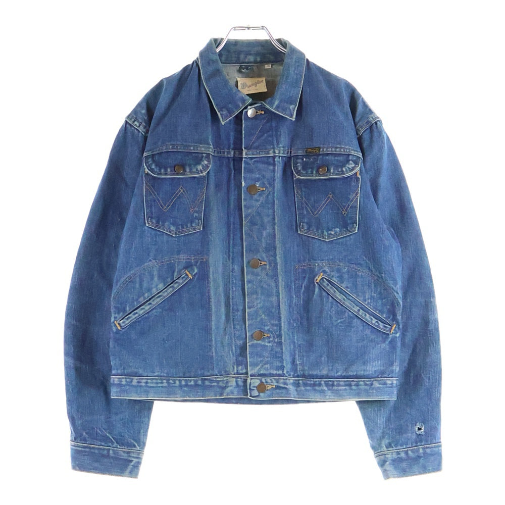 Wrangler(ラングラー) 60-70S 124MJ DENIM TRUCKER JACKET 白タグ デニムジャケット インディゴ