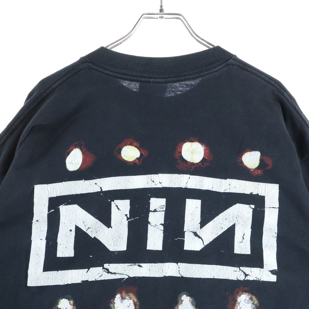 VINTAGE(ヴィンテージ) 90S NINE INCH NAILS 1994 THE DOWNWARD SPIRAL TEE ALL SPORT ナインインチネイルズ ダウンワードスパイラル 両面プリントTシャツ カットソー ブラック
