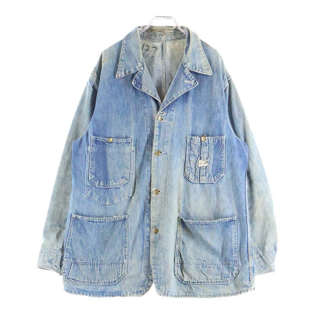 VINTAGE(ヴィンテージ) 40-50S HERCULES (ヘラクレス) DENIM COVERALL デニム カバーオール ジャケット インディゴ