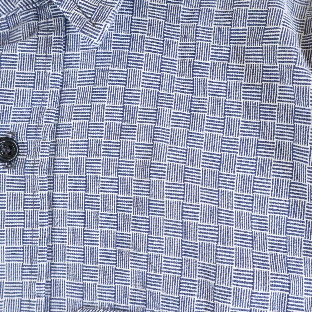 FIVE BROTHERS(ファイブブラザー) 70-80S FLANNEL L/S CHECK SHIRT USA製 フランネル 長袖 四崩し チェック シャツ ブルー/ホワイト