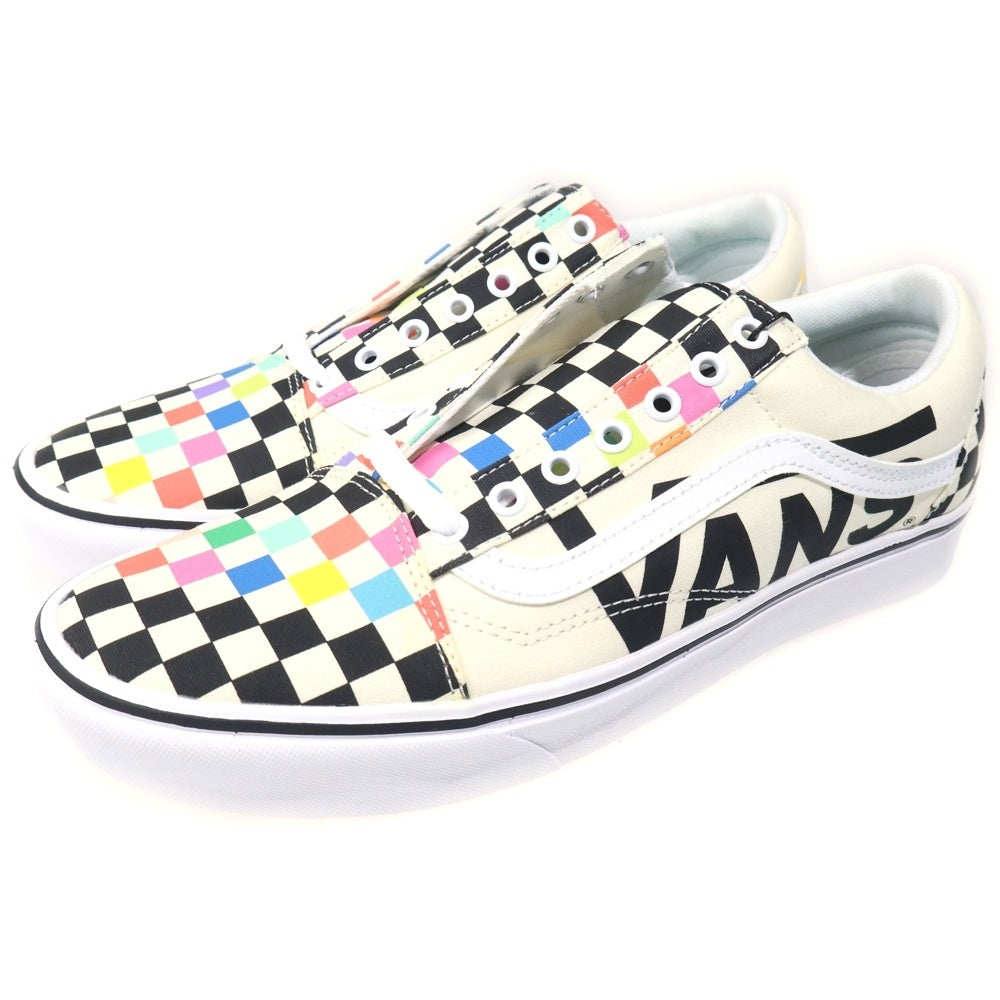 VANS(ヴァンズ) ×MoMA (モマ) Branded Styles COMFYCUSH OLD SCHOOL オールド スクール ローカットスニーカー ホワイト/ブラック 721356