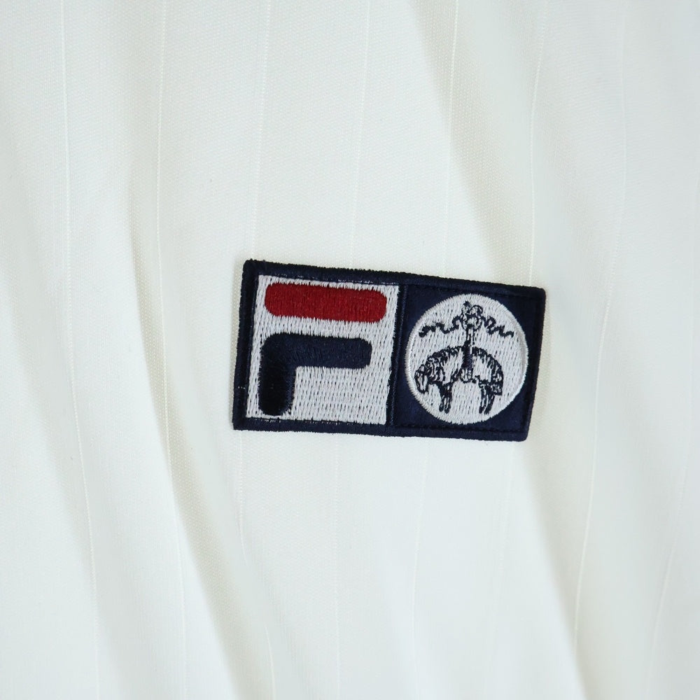 BROOKS BROTHERS(ブルックス ブラザーズ) × FILA (フィラ) S/S POLO SHIRT 半袖 ポロシャツ ホワイト 00165029