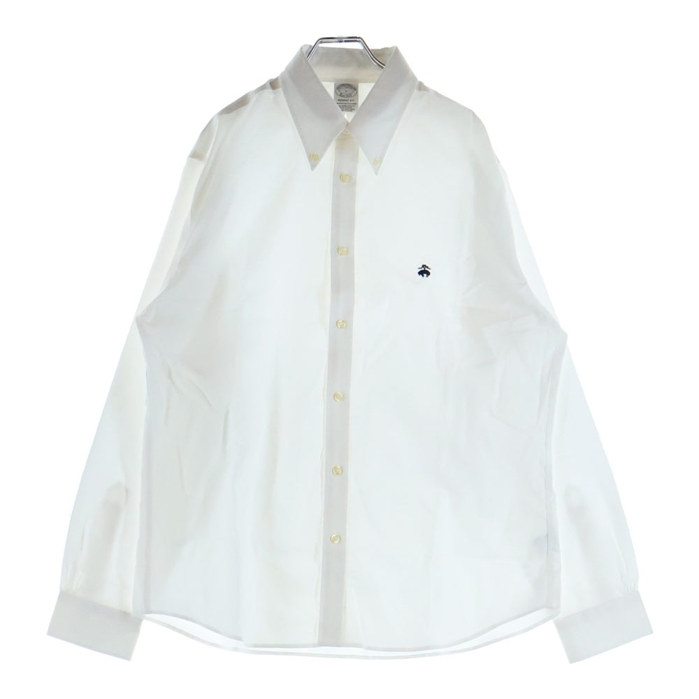 BROOKS BROTHERS(ブルックス ブラザーズ) REGENT FIT L/S BD SHIRT リージェント フィット ボタンダウン 長袖 ワイシャツ ホワイト 100186747