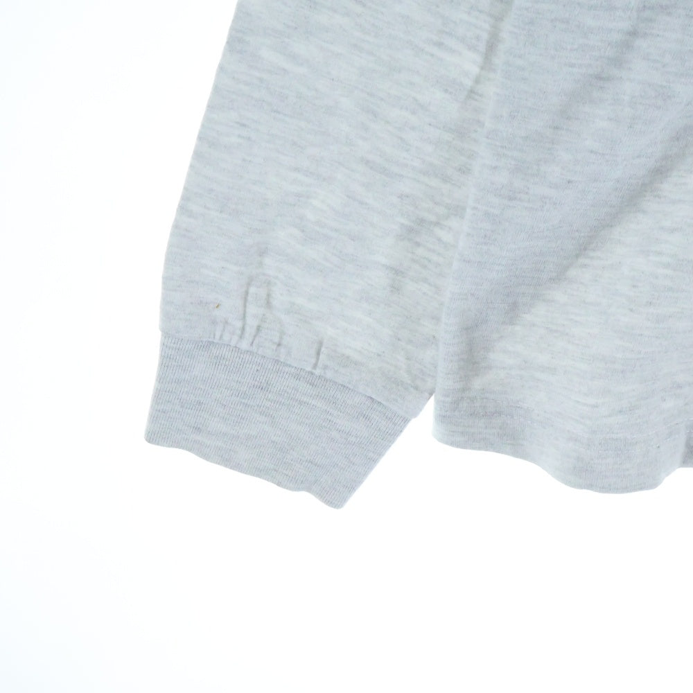 POET MEETS DUBWISE(ポエトミーツダブワイズ) Killiman Jah Low Collage L/S T-shirt 両面プリント 長袖Tシャツ カットソー グレー ZPM-12590