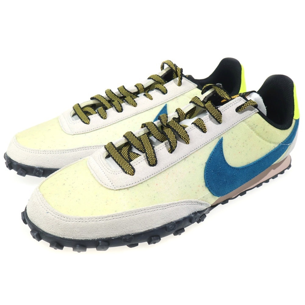 NIKE(ナイキ) WAFFLE RACER SUMMIT WHITE GREEN ABYSS ワッフル レーサー ローカットスニーカー ホワイト/イエロー US11.5/29.5cm DA4655-100