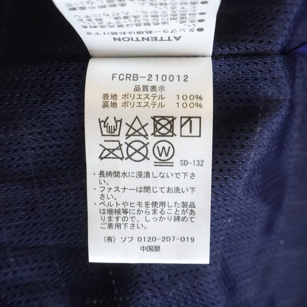 F.C.R.B./F.C.Real Bristol/FCRB(エフシーアールビー/エフシーレアルブリストル) 21SS × SOPHNET(ソフネット) CHECK ANORAK JACKET チェック アノラック ジャケット ブルー/ホワイト FCRB-210012 レディース
