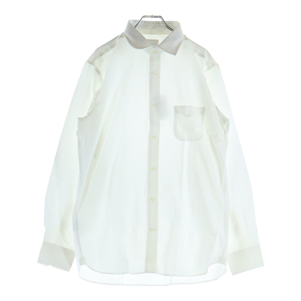 MACKINTOSH PHILOSOPHY(マッキントッシュフィロソフィー) TROTTER L/S SHIRT トロッター 長袖 ワイシャツ ホワイト H1M22-712-01