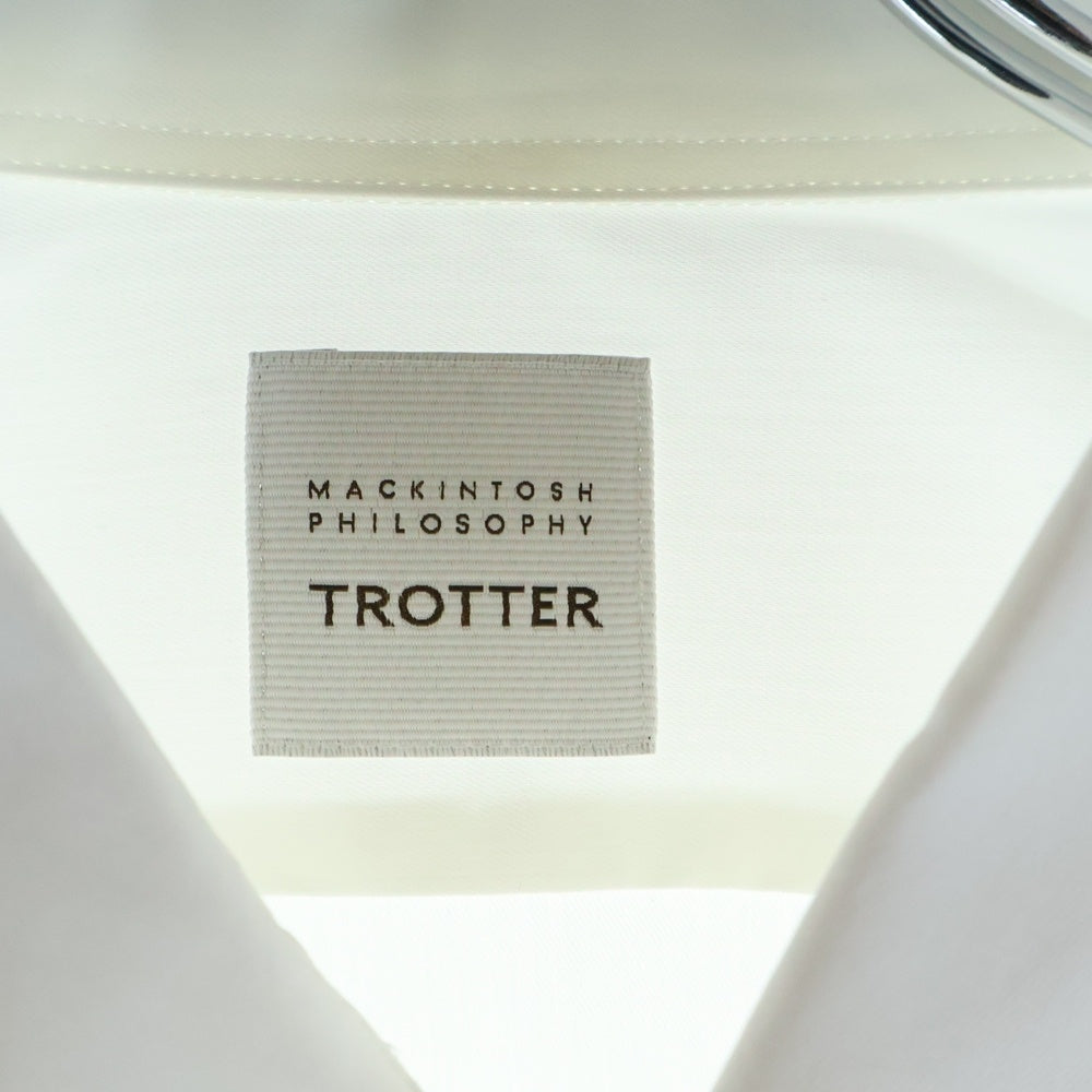 MACKINTOSH PHILOSOPHY(マッキントッシュフィロソフィー) TROTTER L/S SHIRT トロッター 長袖 ワイシャツ ホワイト H1M22-712-01