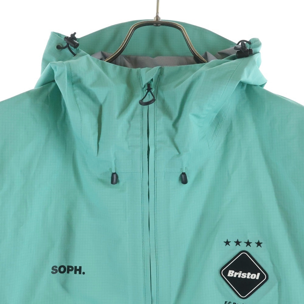 F.C.R.B./F.C.Real Bristol/FCRB(エフシーアールビー/エフシーレアルブリストル) 22SS × SOPHNET(ソフネット) 3LAYER RAIN JACKET 3レイヤー レイン マウンテンジャケット グリーン FCRB-220018