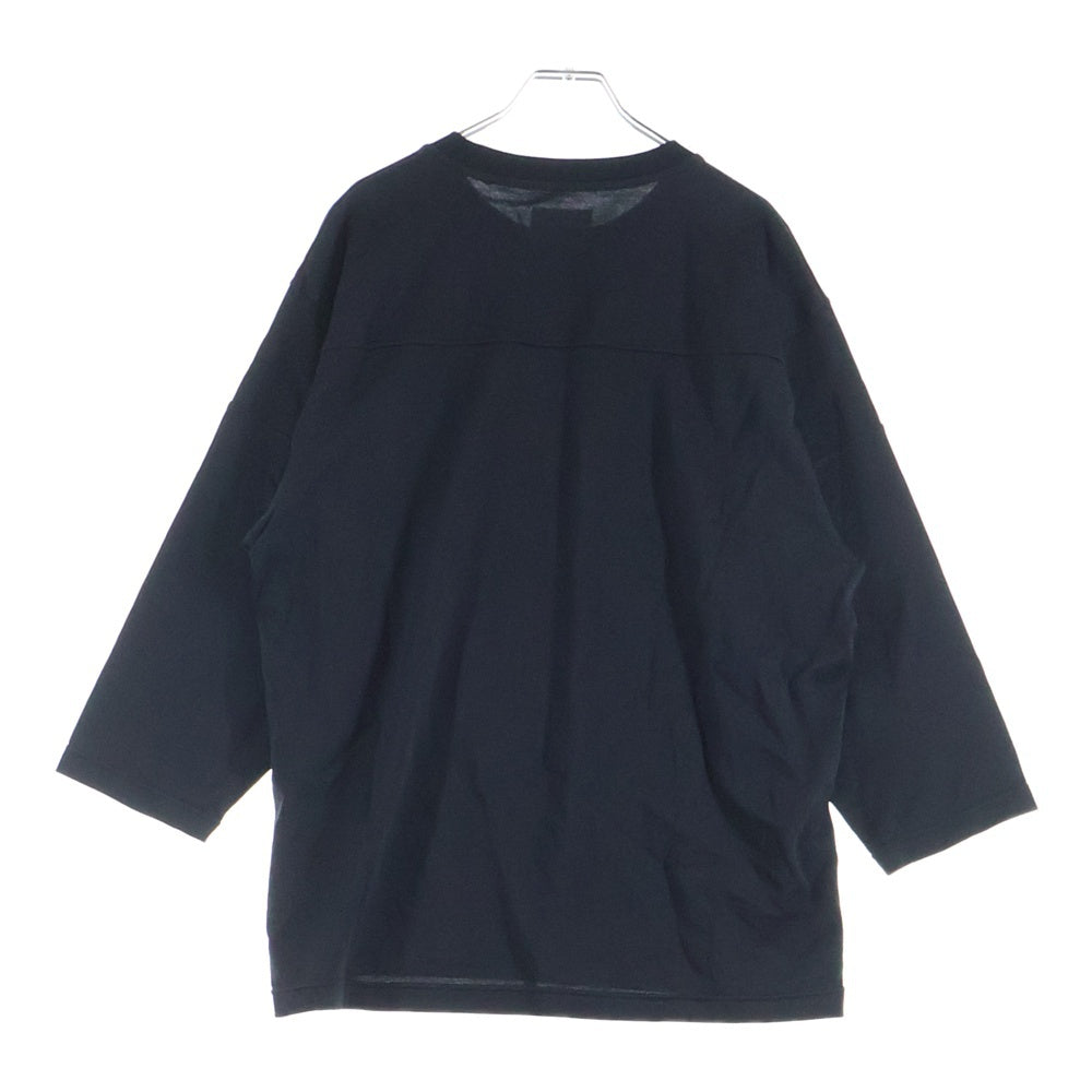 WTAPS(ダブルタップス) 24SS QB LS RACO ERA フットボール メッシュ 長袖カットソー Tシャツ ブラック 241ATDT-CSM18
