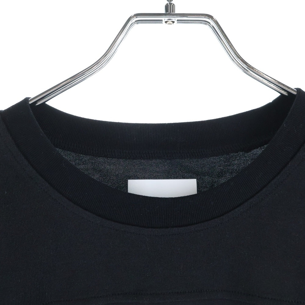 WTAPS(ダブルタップス) 24SS QB LS RACO ERA フットボール メッシュ 長袖カットソー Tシャツ ブラック 241ATDT-CSM18