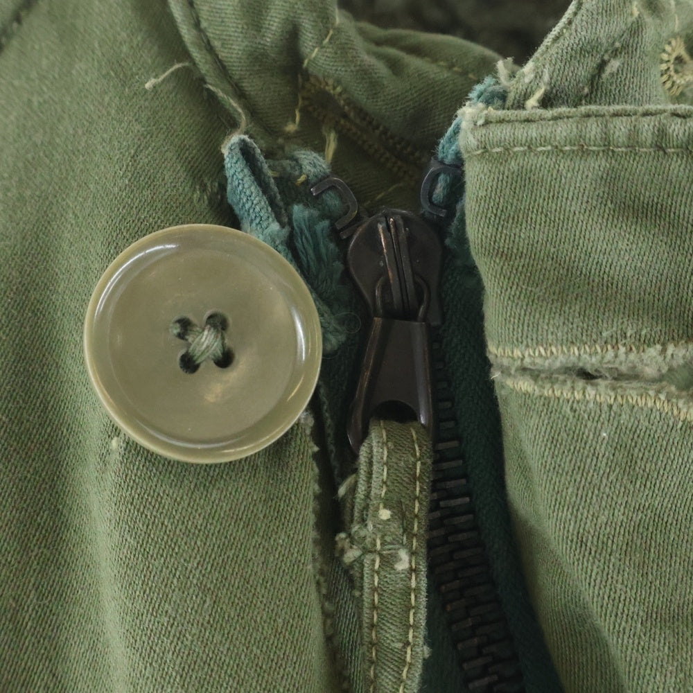 VINTAGE(ヴィンテージ) 50s British Army Military PARKA MIDDLE SWIFTジップ 1953 イギリス軍 ミドルパーカー モッズコート カーキ