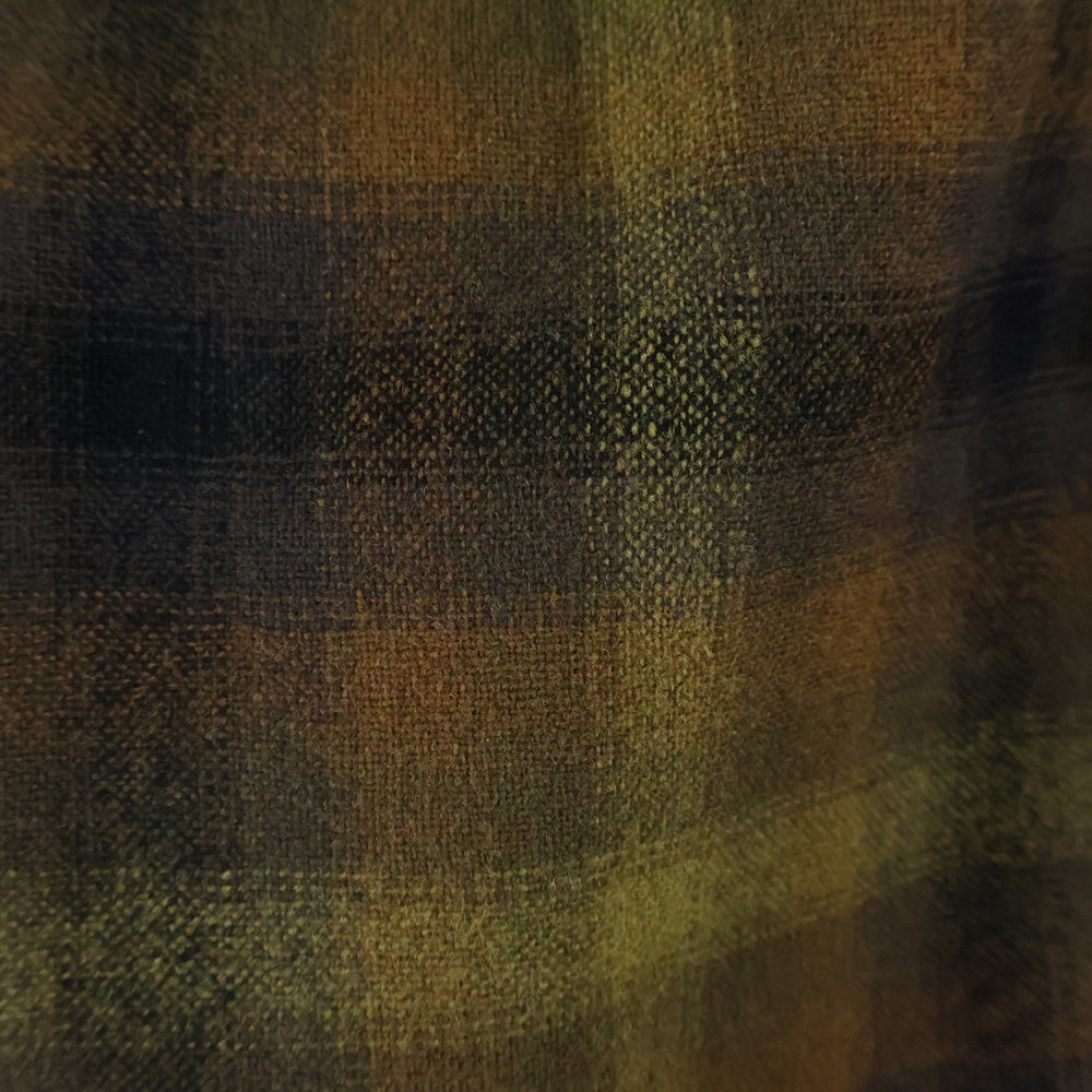 PENDLETON(ペンドルトン) 50-60s VINTAGE ヴィンテージ ボートシャツ バージン ウール チェック 長袖シャツ ブラウン