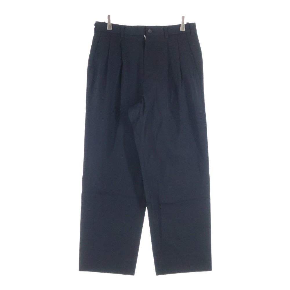 COMME des GARCONS HOMME DEUX(コムデギャルソン オムドゥ) AD1995 WOOL 2-TUCK WIDE TROUSERS SLACKS PANTS ウール 2タック ワイド スラックス パンツ ブラック DP-54001L