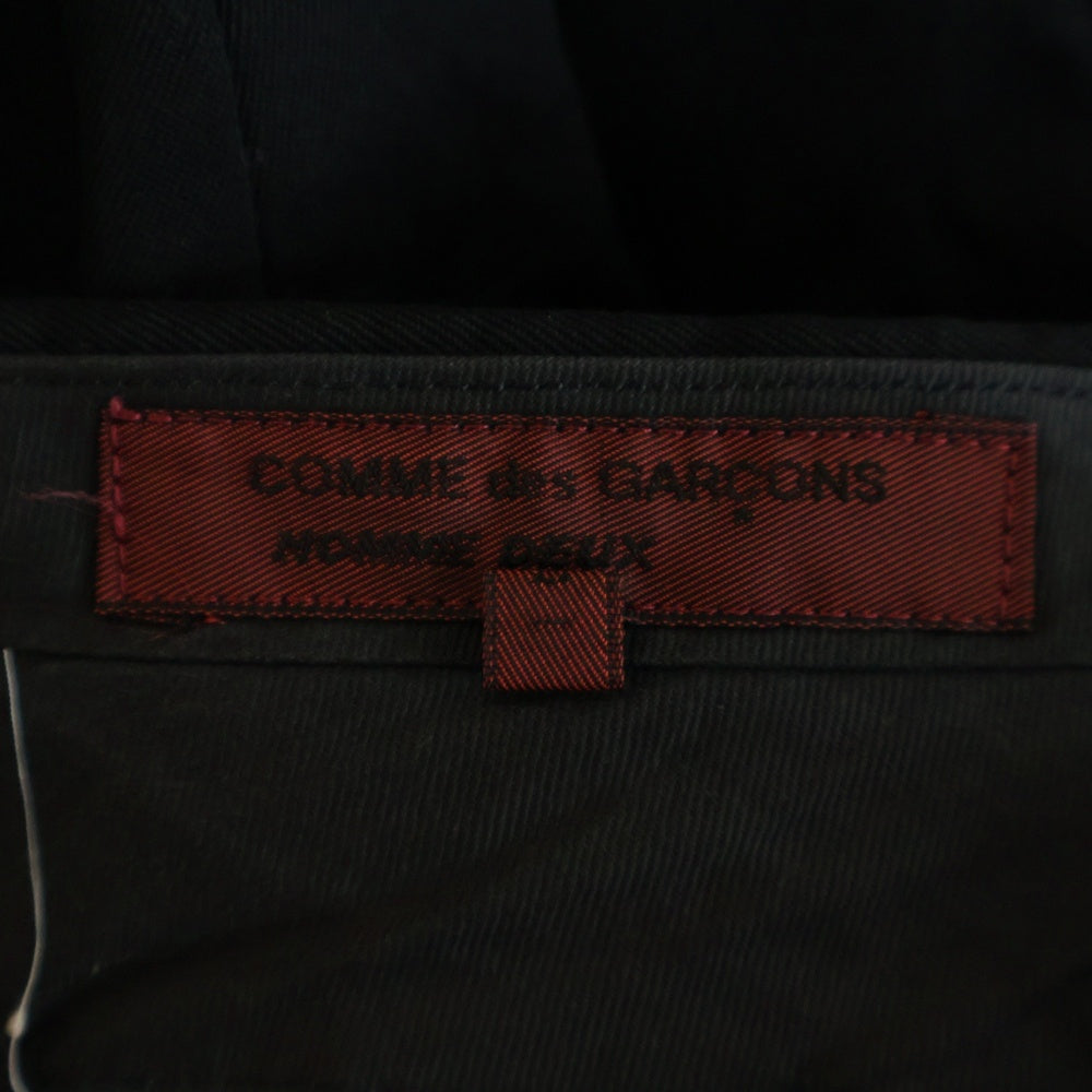 COMME des GARCONS HOMME DEUX(コムデギャルソン オムドゥ) AD1995 WOOL 2-TUCK WIDE TROUSERS SLACKS PANTS ウール 2タック ワイド スラックス パンツ ブラック DP-54001L