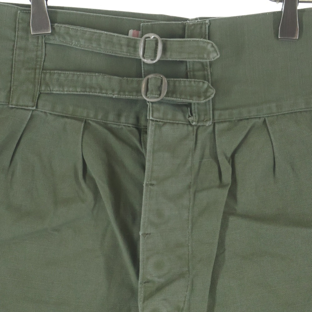VINTAGE(ヴィンテージ) 40S BRITISH ARMY MILITARY SHORT PANTS イギリス軍 ミリタリー グルカショーツ ショートパンツ カーキ