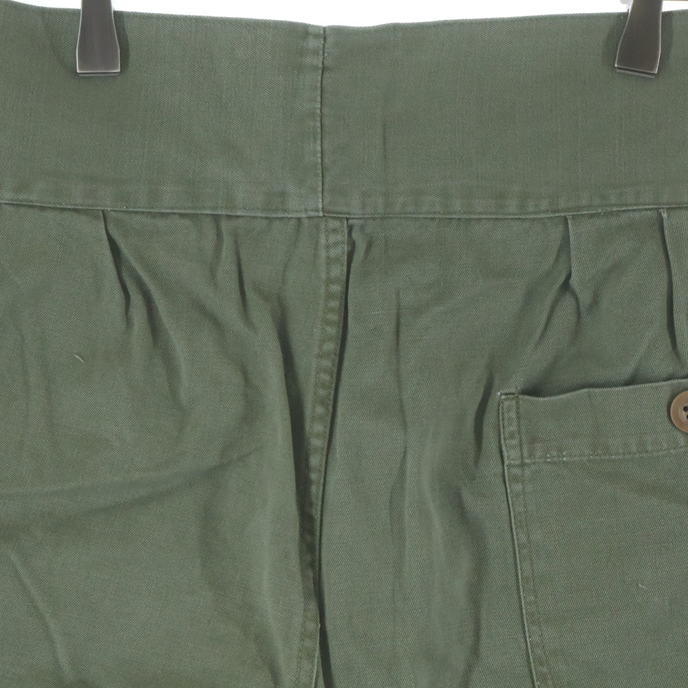 VINTAGE(ヴィンテージ) 40S BRITISH ARMY MILITARY SHORT PANTS イギリス軍 ミリタリー グルカショーツ ショートパンツ カーキ