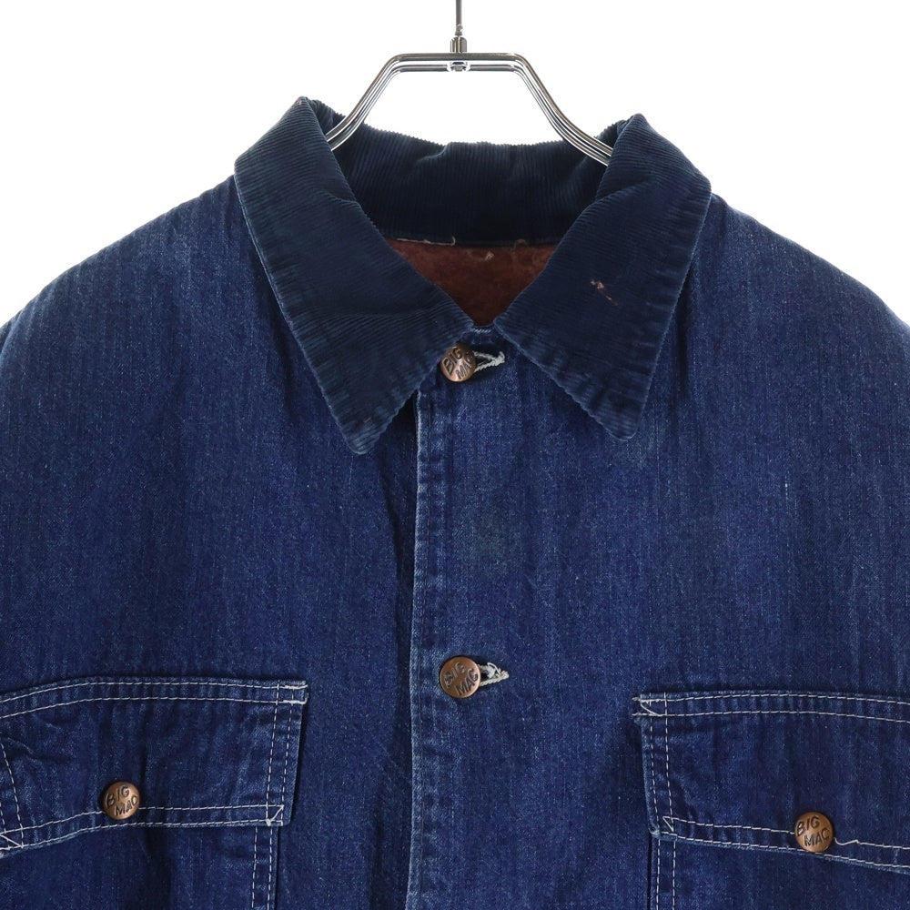 BIGMAC(ビッグマック) 50-60S DENIM COVERALL JACKET デニム カバーオール ブランケット ジャケット インディゴ