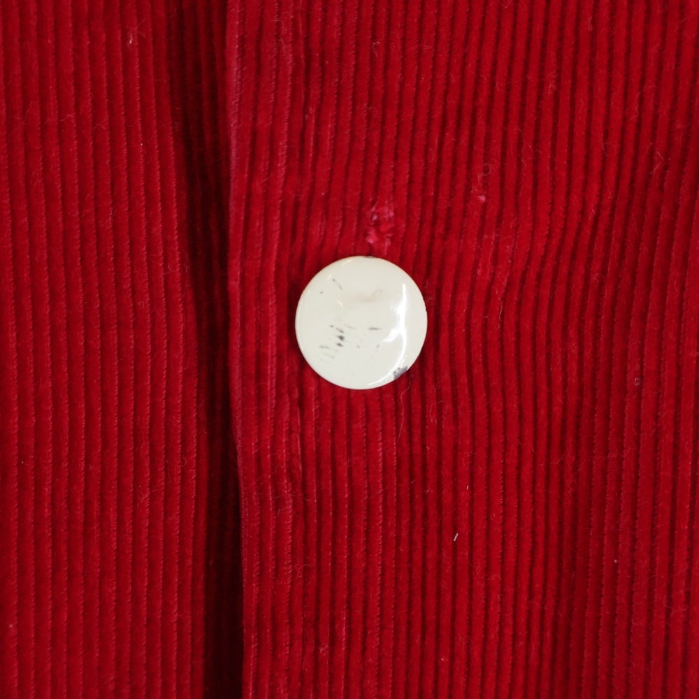 VINTAGE(ヴィンテージ) 70S RENNOC (レノック)CORDUROY VARSITY JACKET コーデュロイ バーシティ ジャケット レッド/ホワイト