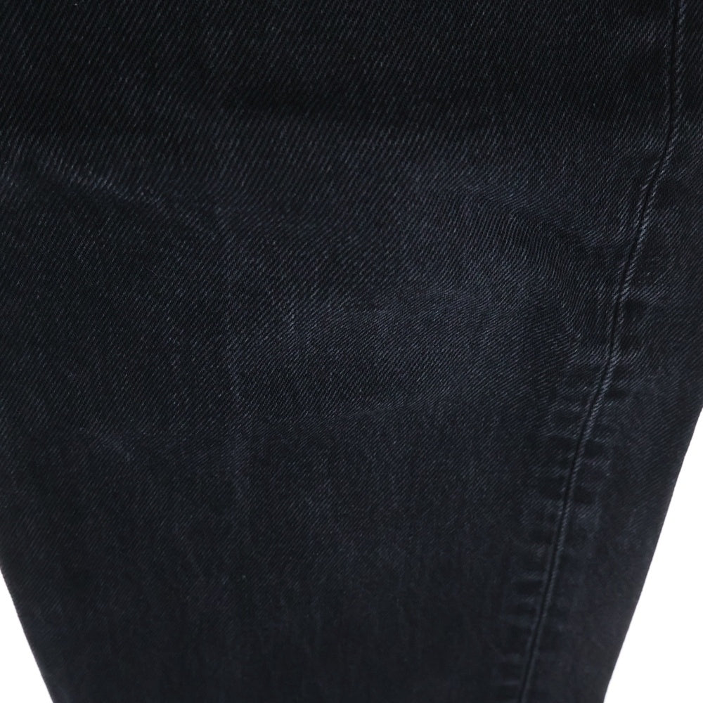 Levi's(リーバイス) 00S 501 後染め ボタン裏379 スモールe カットオフ デニムパンツ ブラック
