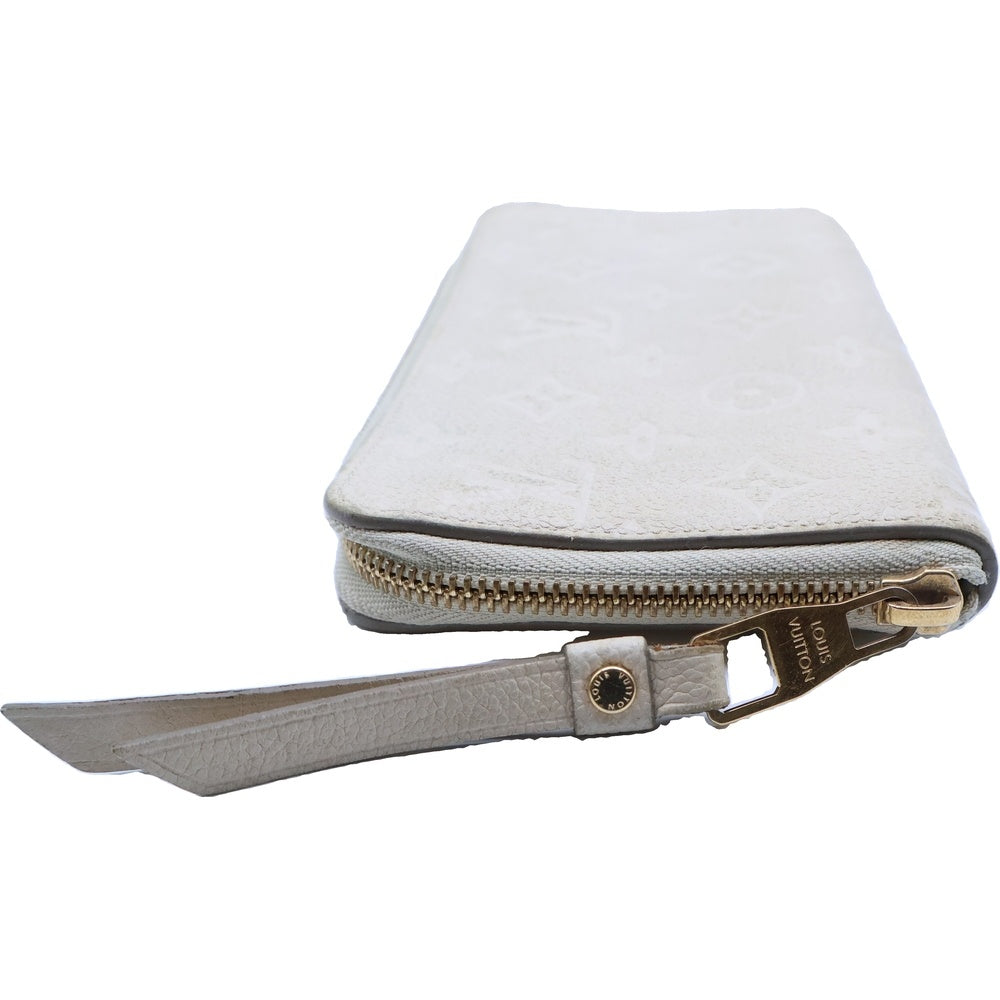 LOUIS VUITTON(ルイヴィトン) MONOGRAM EMPREINTE PORTEFEUILE LEATHER WALLET モノグラム アンプラント ポルトフォイユ スクレット レザー ウォレット 長財布 レディース