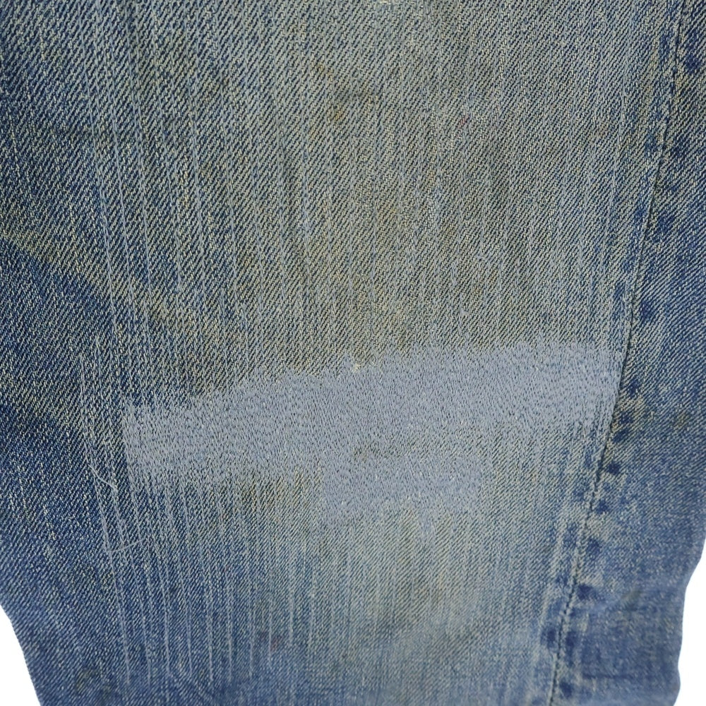 Levi's(リーバイス) 40-50S VINTAGE ヴィンテージ 501XX 47モデル後期 53モデル前期 過渡期 BIG E 隠しリベット Vステッチ ボタン裏14 両面タブ デニムパンツ インディゴ