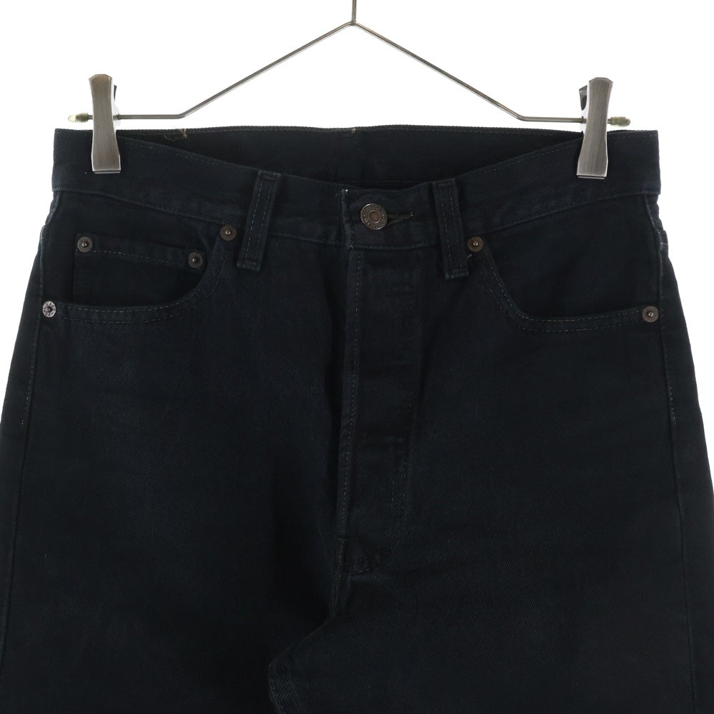Levi's(リーバイス) 90S 501 BLACK DENIM PANTS USA製 後染め ボタン裏552 スモールe デニムパンツ ブラック
