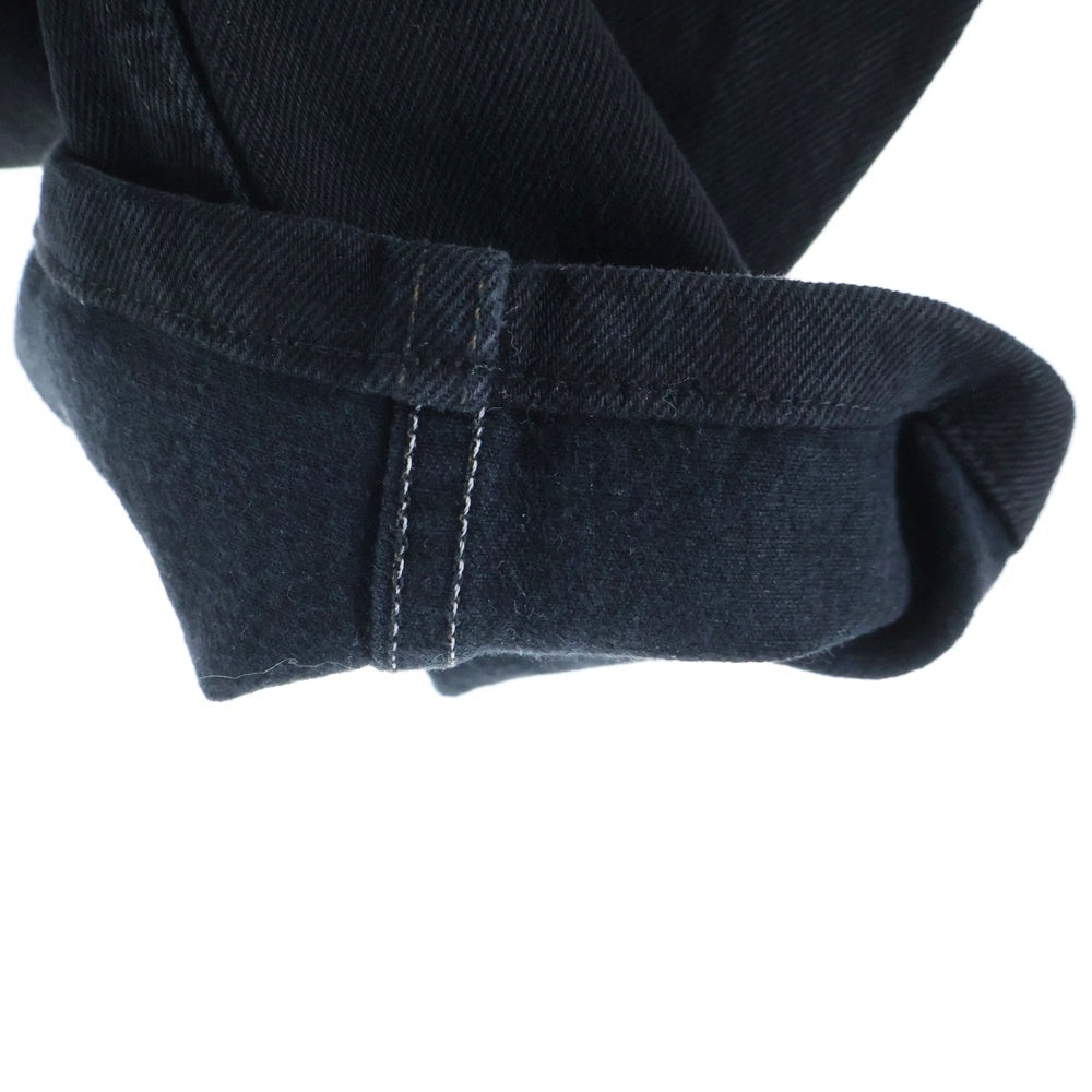 Levi's(リーバイス) 90S 501 BLACK DENIM PANTS USA製 後染め ボタン裏552 スモールe デニムパンツ ブラック