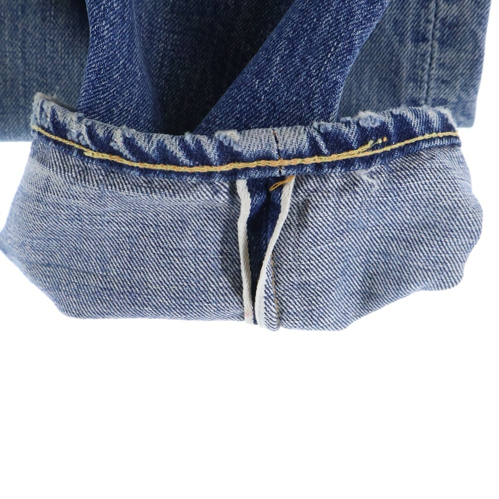 Levi's(リーバイス) 60-70S BIG E 後期 足長R 並行ステッチ ボタン裏2 デニムパンツ インディゴ