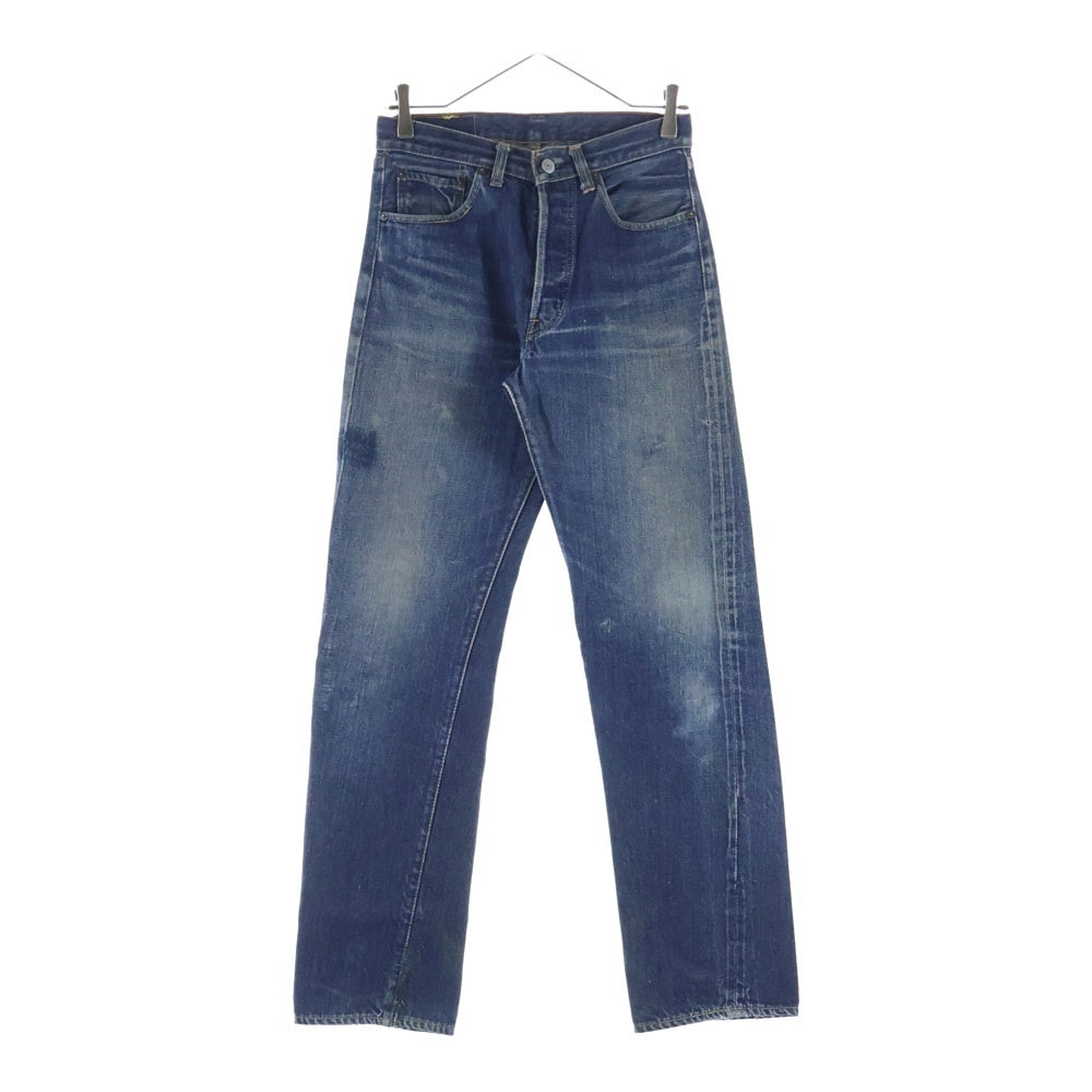 Levi's(リーバイス) 60S BIG E A-TYPE 足長R ボタン裏6 レインボーステッチ デニムパンツ インディゴ
