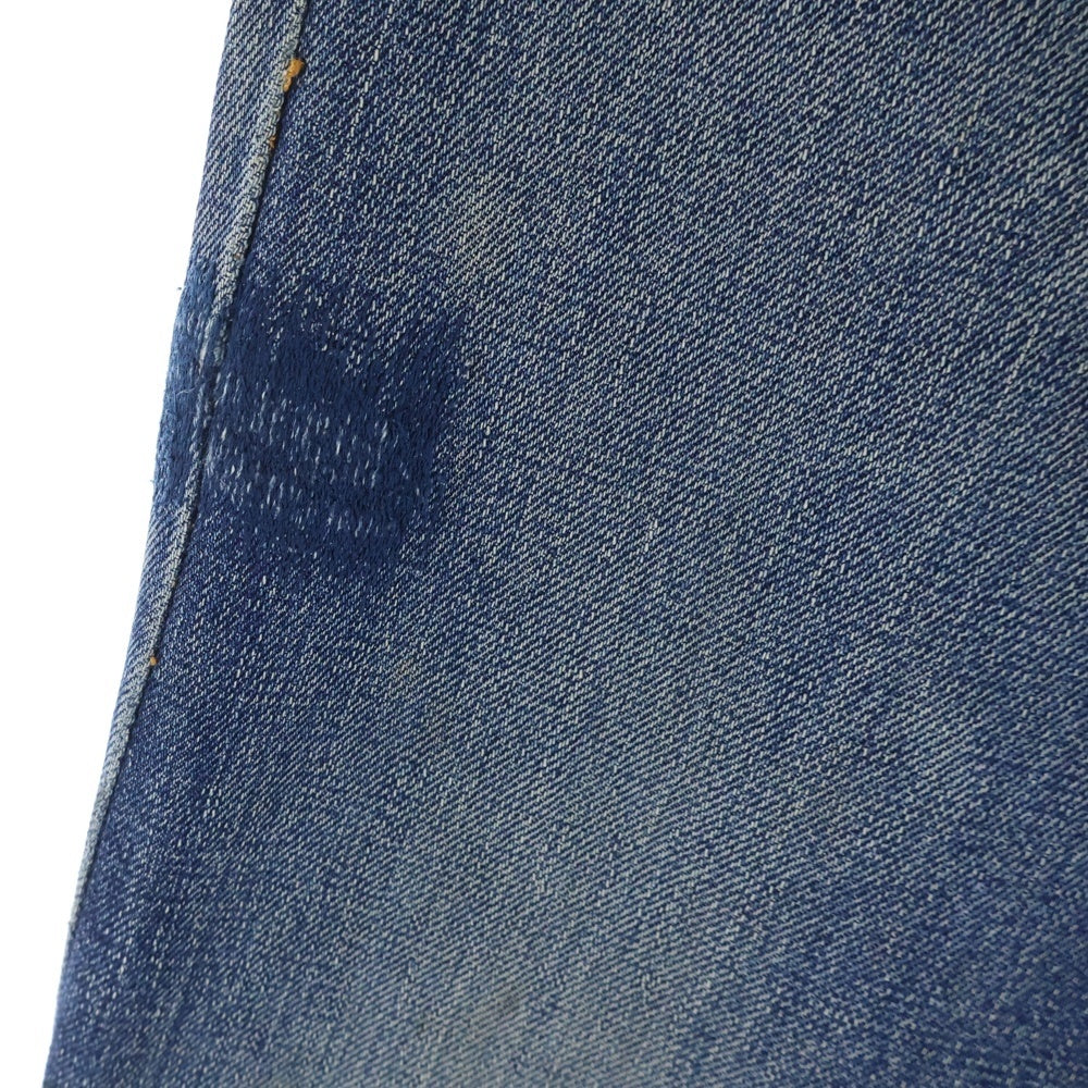 Levi's(リーバイス) 60S BIG E A-TYPE 足長R ボタン裏6 レインボーステッチ デニムパンツ インディゴ