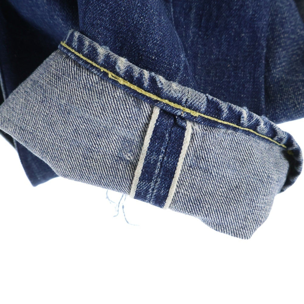 Levi's(リーバイス) 60S BIG E A-TYPE 足長R ボタン裏6 レインボーステッチ デニムパンツ インディゴ